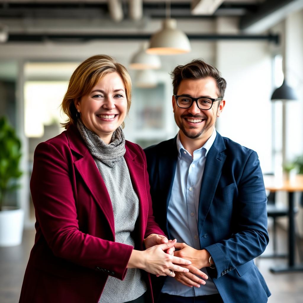 Mentor en deelnemer in gesprek